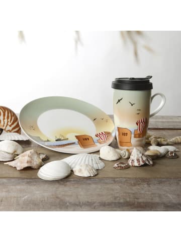 Goebel Künstlertasse mit Deckel " Sunset Mood " in Sunset Mood