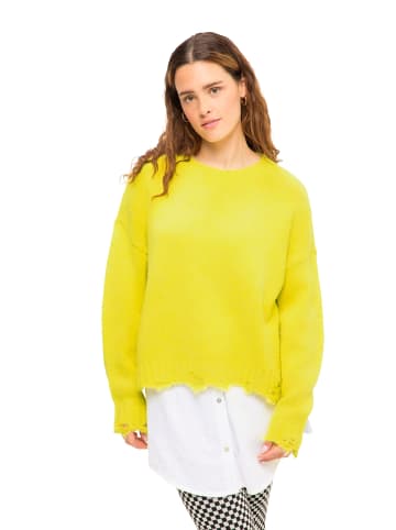 Studio Untold Pullover in neon gelb