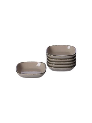Ritzenhoff & Breker 6er Set Dipschalen-Set Casa ø 10 cm in Grau