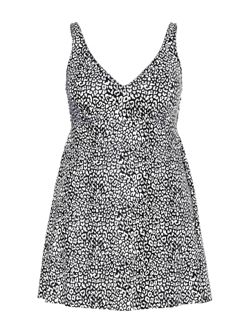 Ulla Popken Badeanzug in schwarz