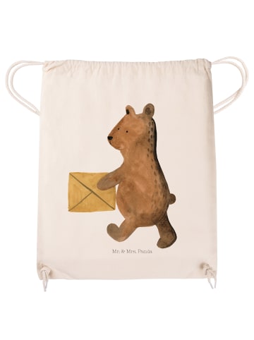 Mr. & Mrs. Panda Turnbeutel Bär Zuhause ohne Spruch in Creme