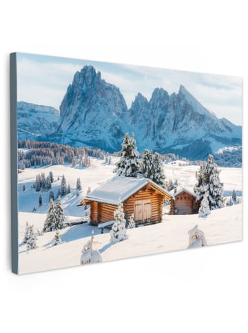 OnlyWow Leinwand Bilder Eichefarben