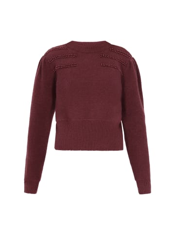 myMo Women Sweater in burgundy