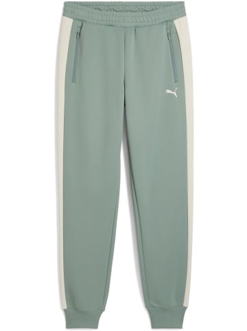 Puma Sporthose "T7 ALWAYS ON Track Pants DK cl" in Grün