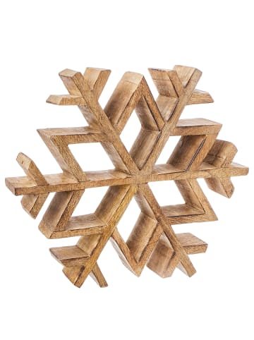 Butlers Deko-Schneeflocke SNOWFLAKE in Braun