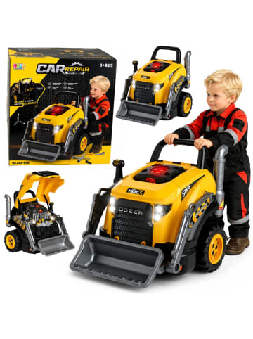 Wisam Bulldozer-Bagger zum Zerlegen von Little Handyman Lichtern Geräuschen