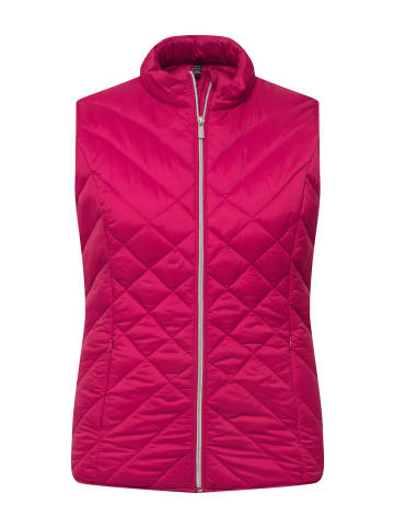 Ulla Popken Weste in granatpink