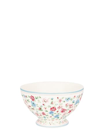 Greengate French Bowl Medium Louisa white in pink
