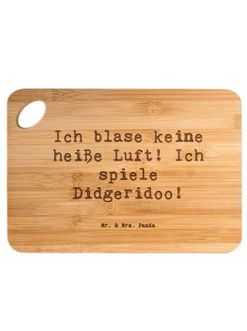 Mr. & Mrs. Panda Hackbrett Spruch Didgeridoo Spieler mit Spruch in Braun