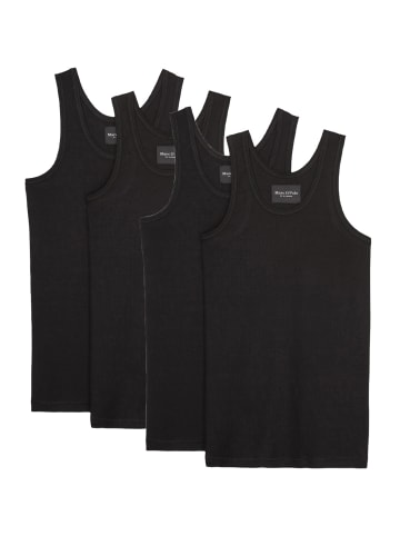 Marc O´Polo Bodywear Unterhemd / Tanktop Iconic Rib Organic Cotton in Schwarz