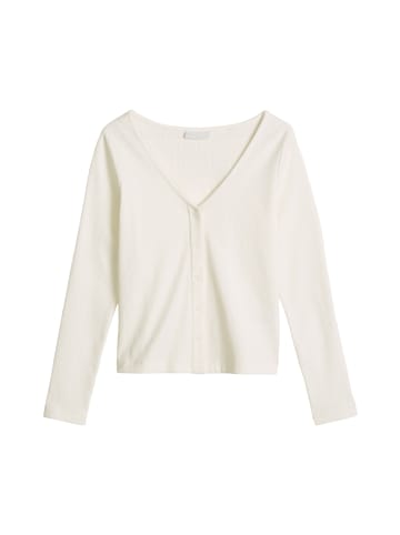 Marc O'Polo DENIM Pointelle-Cardigan slim in Silky White