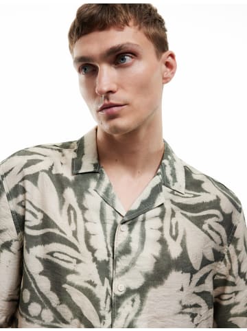 KOTON SHIRTS SS in Khaki Gemustert