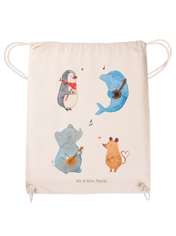 Mr. & Mrs. Panda Jutebeutel Big Einheit ohne Spruch in Creme