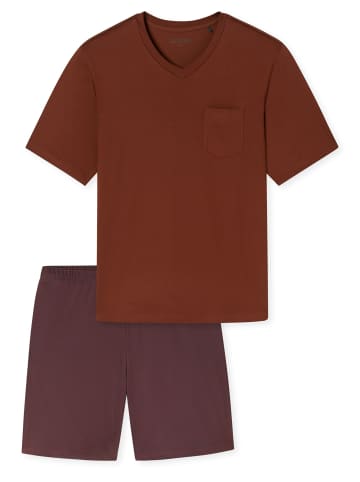 Schiesser Schlafanzug Comfort Essentials in Rot