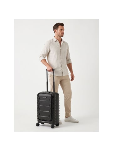 Smartbox Edition 01 4 Rollen Kabinentrolley 55 cm Laptopfach black