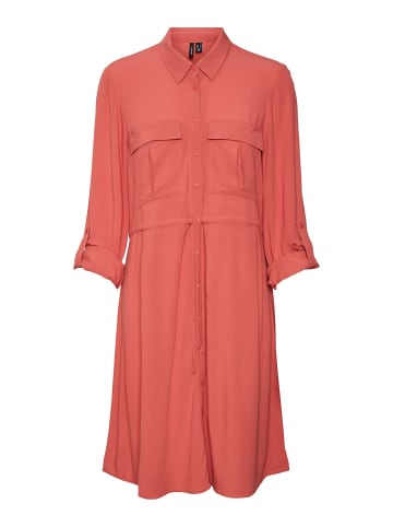 Vero Moda Kleid in Mineral Red