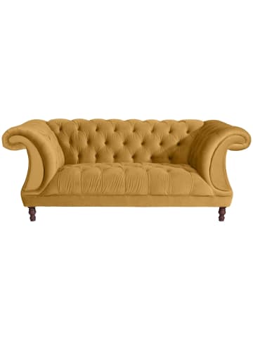 58 aufm Kessel CHESTERFIELD Sofa 2-Sitzer Kaylin Samtvelours mais
