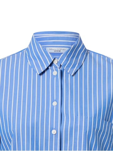 Marc O'Polo DENIM Bluse in blau weiß
