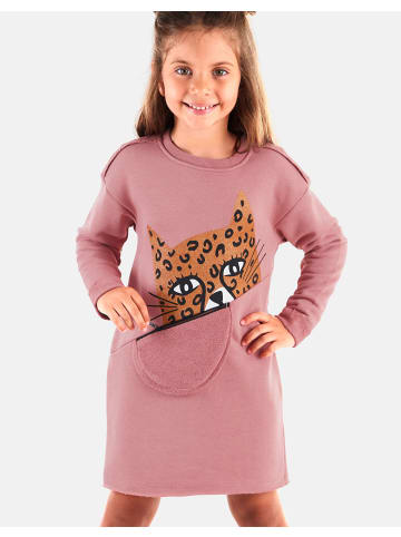 Denokids Kleid Leopard Pocket in Salmon