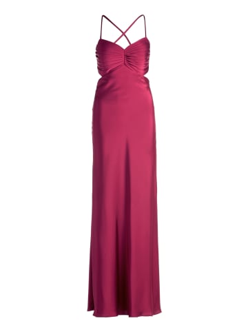 Vera Mont Cocktailkleid mit Cut-Outs in Dark Fuchsia