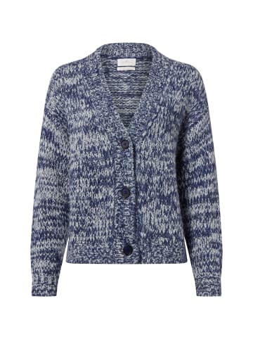 FYNCH-HATTON Strickjacke in blau weiß - 0001