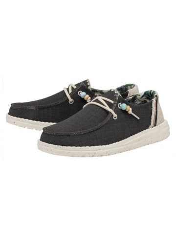 Hey Dude Slipper Wendy Fringe in Carbon