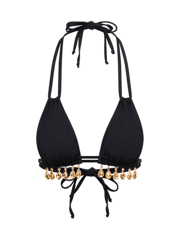 Moda Minx Bikinioberteil Selene Droplet Double Strap Triangle Top in Black