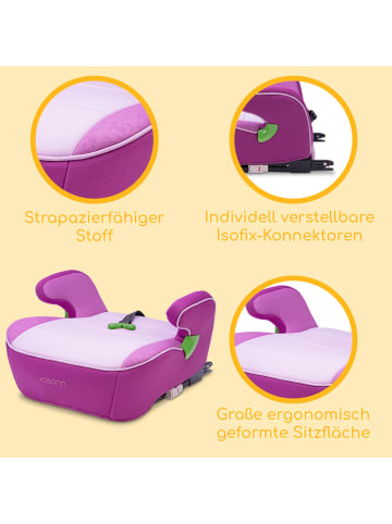 Osann Kindersitz "Junior Isofix Gurtfix i-Size" Pixel Berry - von 126-150 cm