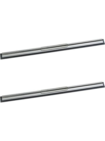 Novaliv Novaliv 2X Ersatz Wischergummi 35 cm Fensterabzieher Gummilippe Abzieh in Silber