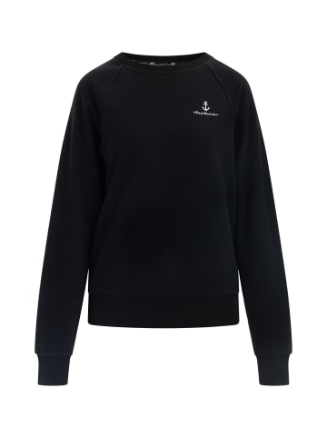 DreiMaster Maritim Sweatshirt Mit Rundhals in Schwarz