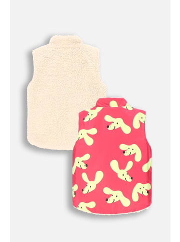 Coccodrillo beidseitige Weste in beige