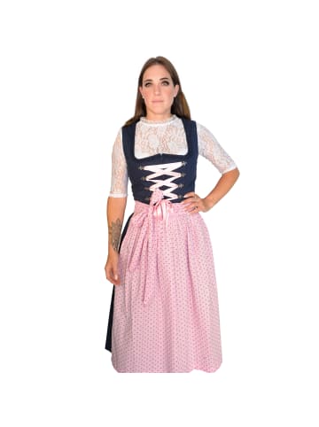 Almsach Midi Dirndl Amelie in Blau