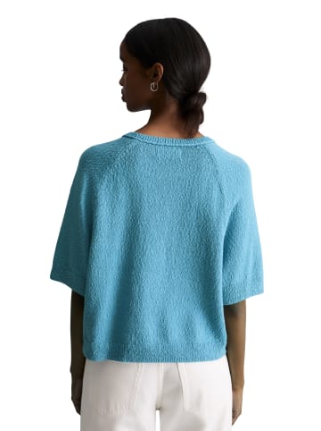 Marc O'Polo DENIM Kurzarm-Pullover regular in Blue Dawn