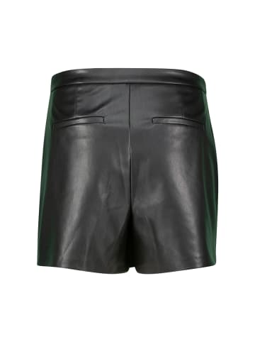 Zero  Skorts in Lederoptik in Black Beauty