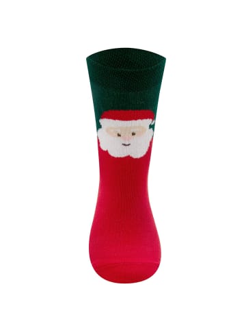 ewers 2er-Set Socken 2er Pack Weihnachtsmann/Rentier in bunt