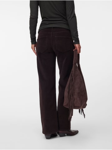 Vero Moda Hose mit weitem Beinschnitt in Chocolate Torte 1