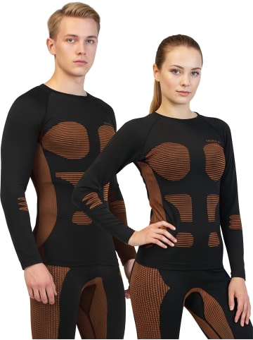 Polar Husky 1x Thermo Langarmshirt Unisex Anatomic Functional Wear in Orange