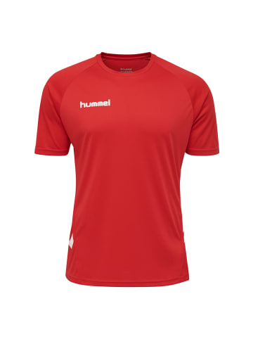 Hummel T-Shirt & Shorts SET Rundhalsausschnitt elastischer Bund in Rot