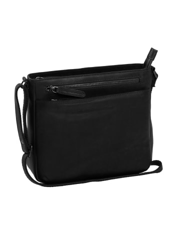 The Chesterfield Brand Mumbai Umhängetasche Leder 27 cm in black