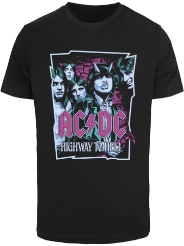 Merchcode T-Shirt "ACDC Higway to Hell T-Shirt" in Schwarz