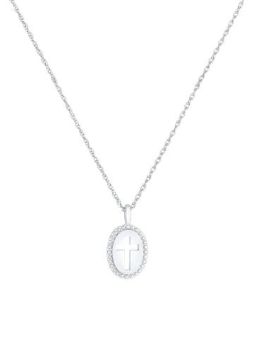 Elli Halskette 925 Sterling Silber Kreuz in Silber