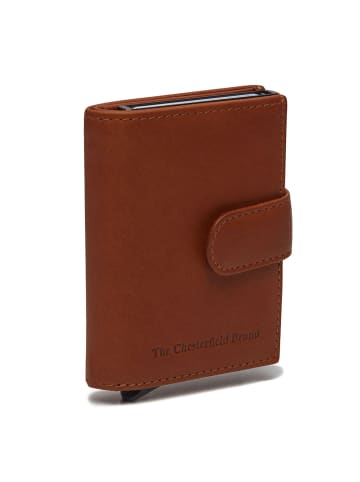 The Chesterfield Brand Leipzig Kreditkartenetui RFID Schutz Leder 7.5 cm cognac