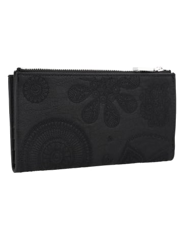 Desigual Dejavu Geldbörse 18.5 cm in schwarz