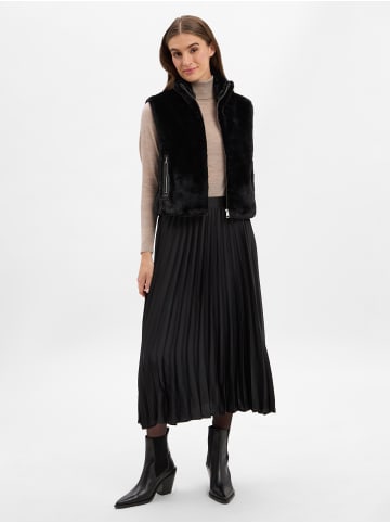 Marie Lund Weste in schwarz - 0002