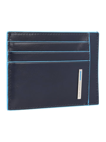 Piquadro Blue Square Kreditkartenetui RFID Leder 11,5 cm in night blue