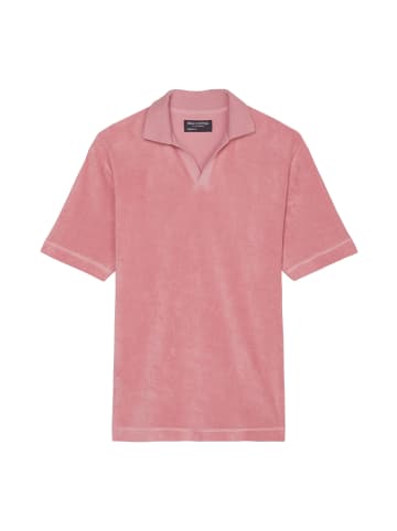 Marc O'Polo DfC Frottee-Poloshirt regular in strawberry mauve