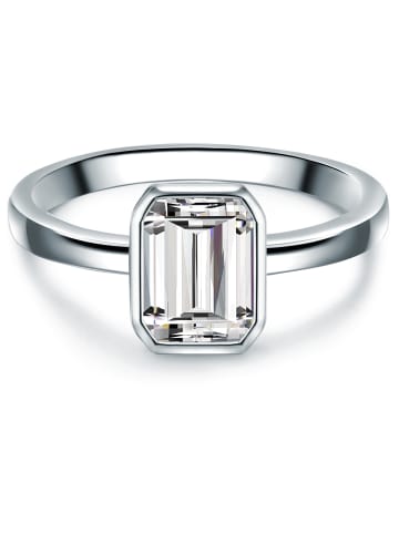 Trilani Ring aus Sterling Silber mit Zirkonia in silber