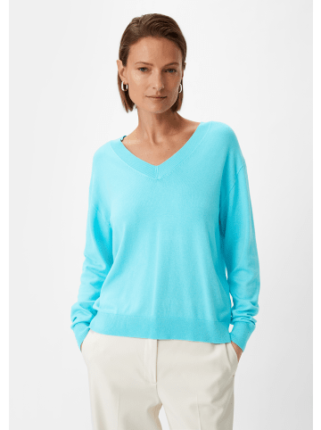 comma Strickpullover langarm in Petrol