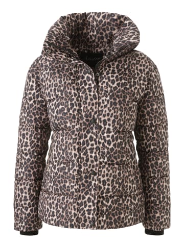Aniston CASUAL Steppjacke in beige-braun-schwrz-weiß