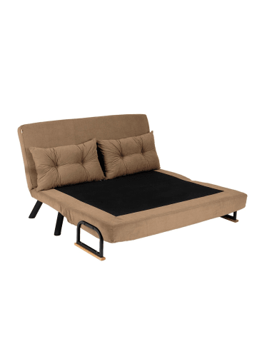 CALICOSY Sofa SANDO in Mol - (W) 133  x (H) 41  x (L) 50  cm